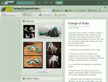 Tablet Screenshot of fantasysculptureclub.deviantart.com