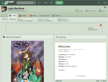 Tablet Screenshot of lady-storhime.deviantart.com