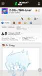 Mobile Screenshot of iz-dib-jthm-luver.deviantart.com