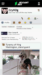 Mobile Screenshot of cryhog.deviantart.com