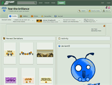 Tablet Screenshot of fear-the-brilliance.deviantart.com