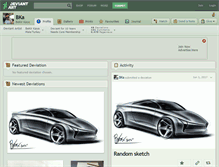 Tablet Screenshot of bka.deviantart.com