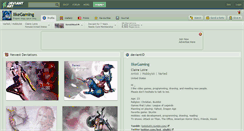 Desktop Screenshot of likegaming.deviantart.com