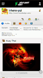 Mobile Screenshot of i-here-yui.deviantart.com