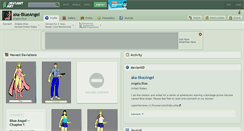 Desktop Screenshot of aka-blueangel.deviantart.com