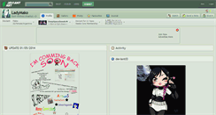 Desktop Screenshot of ladymako.deviantart.com