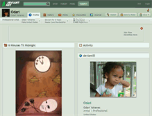 Tablet Screenshot of odari.deviantart.com