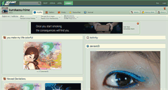 Desktop Screenshot of kurokaosu-hime.deviantart.com