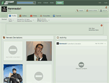 Tablet Screenshot of marenauta1.deviantart.com