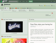 Tablet Screenshot of betahouse.deviantart.com