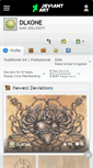 Mobile Screenshot of dlxone.deviantart.com