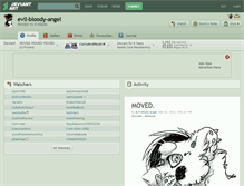 Tablet Screenshot of evil-bloody-angel.deviantart.com