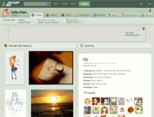 Tablet Screenshot of lulla-chan.deviantart.com