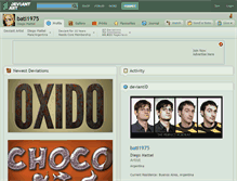 Tablet Screenshot of bati1975.deviantart.com