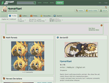 Tablet Screenshot of hyenavitani.deviantart.com