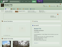 Tablet Screenshot of micster1776.deviantart.com