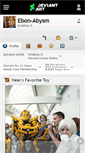 Mobile Screenshot of ebon-abysm.deviantart.com
