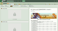 Desktop Screenshot of malaika4.deviantart.com