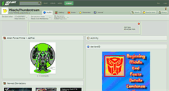 Desktop Screenshot of pikachuthunderstream.deviantart.com
