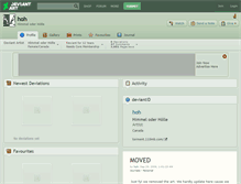 Tablet Screenshot of hoh.deviantart.com