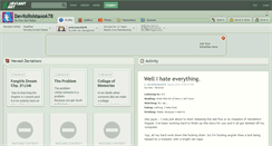Desktop Screenshot of devilslilsistaxo678.deviantart.com