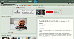 Desktop Screenshot of apeanutbutterfiend.deviantart.com