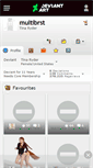 Mobile Screenshot of multibrst.deviantart.com