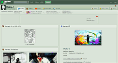 Desktop Screenshot of otaku-j.deviantart.com