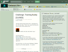 Tablet Screenshot of freelancer-city.deviantart.com