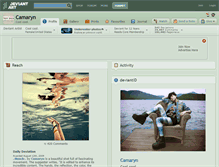 Tablet Screenshot of camaryn.deviantart.com