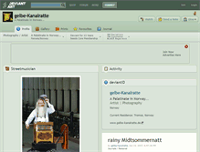 Tablet Screenshot of gelbe-kanalratte.deviantart.com