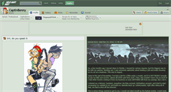 Desktop Screenshot of captinbenny.deviantart.com