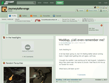 Tablet Screenshot of journeytorevenge.deviantart.com