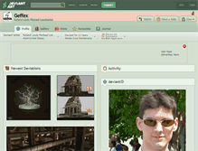 Tablet Screenshot of geffex.deviantart.com
