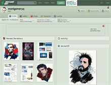 Tablet Screenshot of montgomeryq.deviantart.com