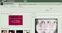 Desktop Screenshot of drowningheart-stock.deviantart.com