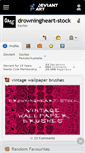 Mobile Screenshot of drowningheart-stock.deviantart.com