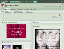 Tablet Screenshot of drowningheart-stock.deviantart.com