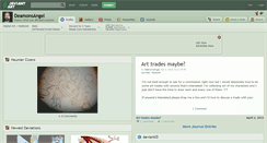 Desktop Screenshot of deamonsangel.deviantart.com