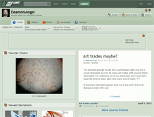 Tablet Screenshot of deamonsangel.deviantart.com