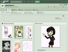 Tablet Screenshot of natashadown.deviantart.com