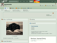 Tablet Screenshot of hernerzecke.deviantart.com