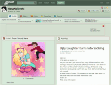 Tablet Screenshot of hananotenshi.deviantart.com