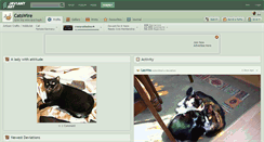 Desktop Screenshot of catswire.deviantart.com