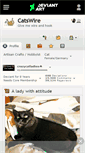 Mobile Screenshot of catswire.deviantart.com