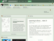 Tablet Screenshot of felanyn.deviantart.com