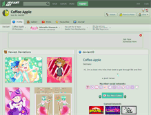 Tablet Screenshot of coffee-apple.deviantart.com