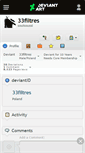 Mobile Screenshot of 33filtres.deviantart.com