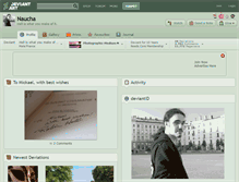 Tablet Screenshot of naucha.deviantart.com