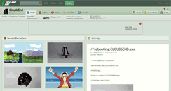 Desktop Screenshot of cloudsend.deviantart.com